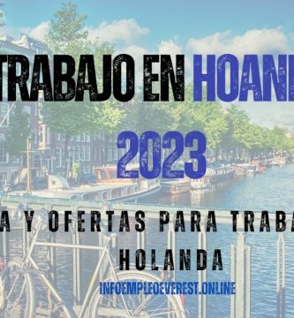 Trabajo en Países Bajos con alojamiento incluido para españoles