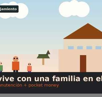 Au pair cuidando niños con alojamiento incluido en familia extranjera