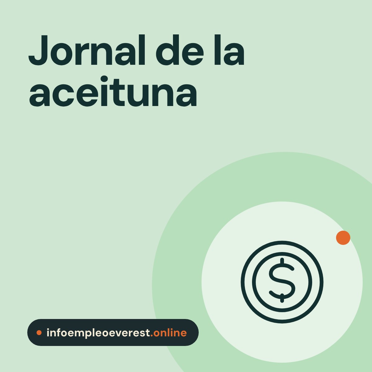 Portada de infoempleoeverest.online: jornal de la aceituna 2026