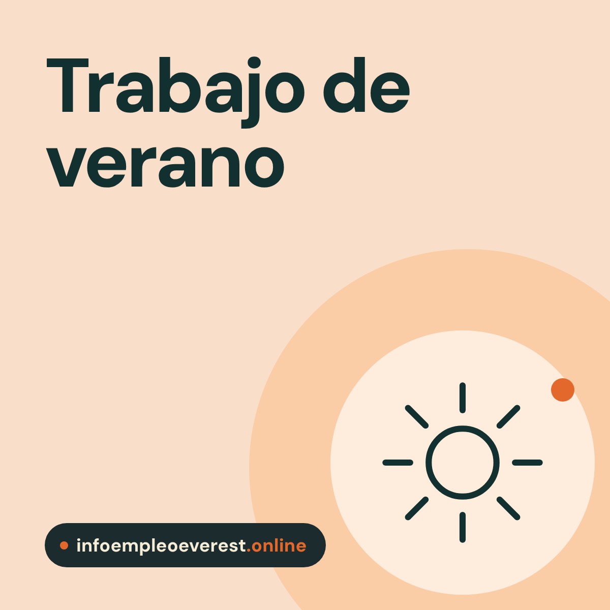 Portada de infoempleoeverest.online: trabajo de verano con alojamiento